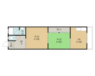 田中ハイツ【2階】の間取り