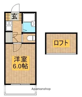 レンパレスパルコ B棟【2階】の間取り