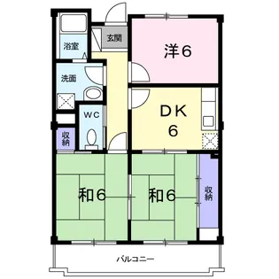 CASA戎町【2階】の間取り