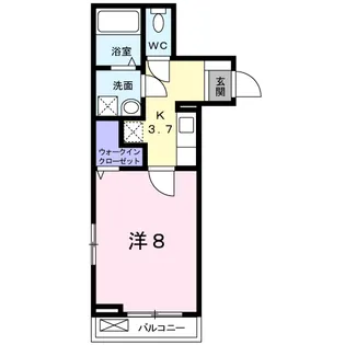 エーデルハイムK【2階】の間取り
