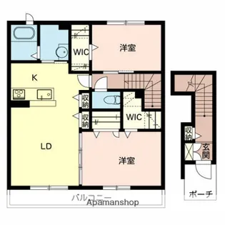 サンフォリア【2階】の間取り