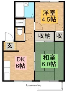 メゾンドファーネス【3階】の間取り