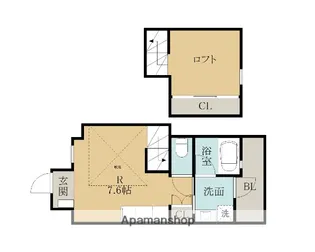 ベル・アミ【2階】の間取り