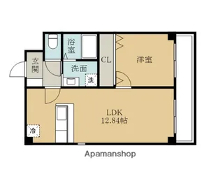 ウエムラグレース忠岡町【1階】の間取り