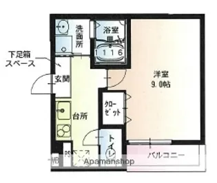 フジパレス岸和田駅北【3階】の間取り