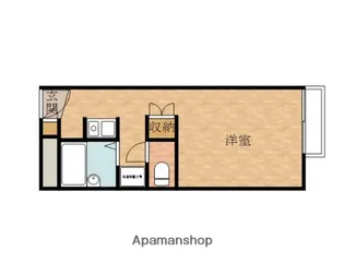 パレス磯上Ⅲ【110号室】の間取り