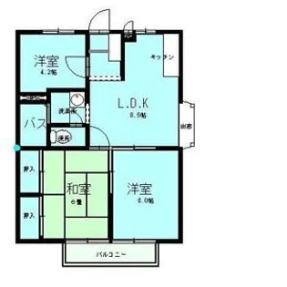 エステートピアエレガン【203号室】の間取り