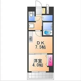 K’Sスクエア岸和田北町【4階】の間取り