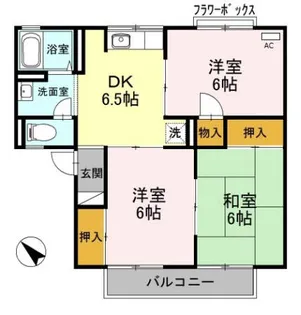 ハイツセジュール B棟【1階】の間取り