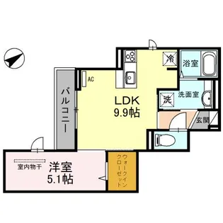 GRAND SOLEIL【3階】の間取り