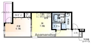 フジパレス春木駅北Ⅱ番館【1階】の間取り