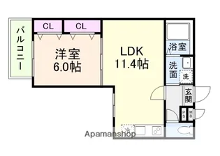 CASA・COMFORT【1階】の間取り