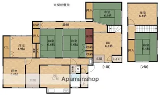 大阪府岸和田市池尻町【一戸建】の間取り