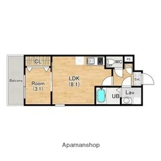 仮称)ジーメゾン和泉大宮リヴァージュ【3階】の間取り