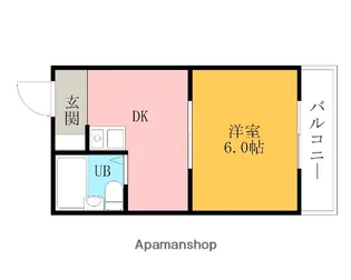 レジデンスろうあんどろう【4階】の間取り