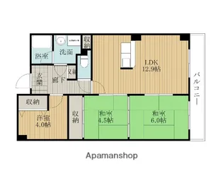 パークサイドTANAKA【2階】の間取り