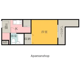 シャルマンフジ下松壱番館【4階】の間取り