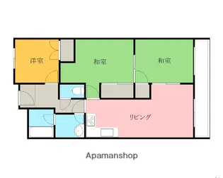 大阪府岸和田市上町【マンション】の間取り