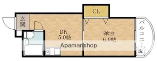 マキシマレジデンス伊藤【5階】の間取り