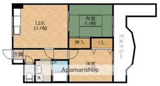 マキシマレジデンス伊藤【2階】の間取り