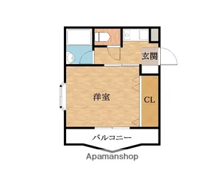 ヴェルナール若松【2階】の間取り