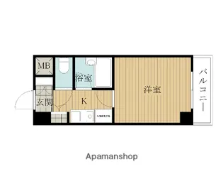ヴァンテーヌ西納【2階】の間取り