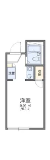 レオパレス千亀利【2階】の間取り