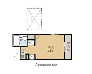 ヒルズ額原【1階】の間取り