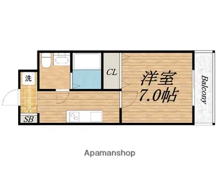 レクシア南瓦町【10階】の間取り