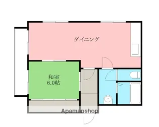 小松里マンション【4階】の間取り