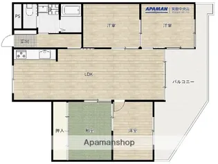 大阪府箕面市桜4丁目【マンション】の間取り