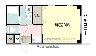 大阪府箕面市西宿1丁目【マンション】の間取り