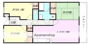 大阪府箕面市新稲7丁目【マンション】の間取り