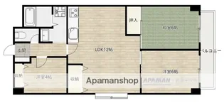 大阪府箕面市西小路1丁目【マンション】の間取り
