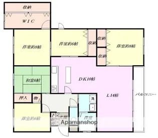 大阪府箕面市船場西2丁目【マンション】の間取り