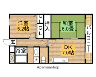 コッツウォルド【103号室】の間取り