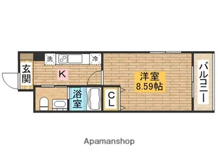プライムス堺駅前フェニックス通り【1204号室】の間取り