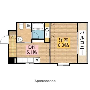 ブランカ中百舌鳥【303号室】の間取り
