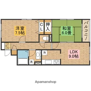SHRIKE【3階】の間取り