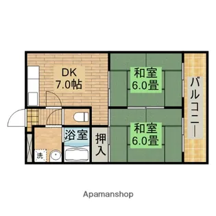 SENSE COURT堺上野芝【401号室】の間取り