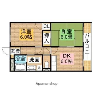 SENSE COURT堺上野芝【201号室】の間取り