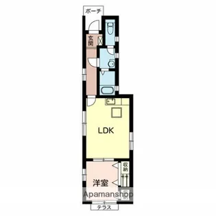 フレグランス七条通【101号室】の間取り