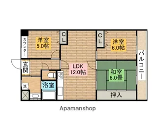 サンライフ昭南【202号室】の間取り