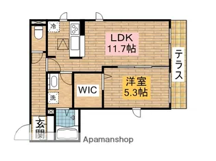 ネオ香ヶ丘【102号室】の間取り
