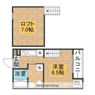 プランドールUG【101号室】の間取り