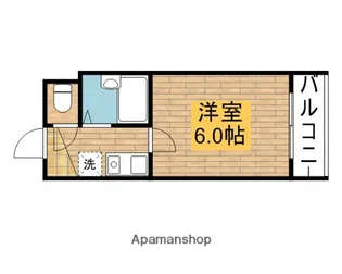 ユーサンハイライズ【4階】の間取り