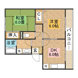 サニーコート【105号室】の間取り
