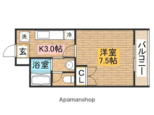 エスポワール金岡【3階】の間取り