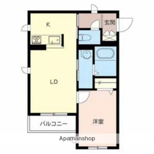 シャーメゾン戎之町【2階】の間取り