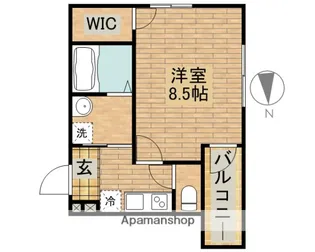 フジパレス堺東雲【203号室】の間取り